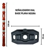 Baliza base plana
