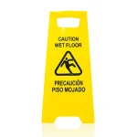Aviso tipo tijera piso mojado