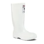 Bota PVC con puntera blanca