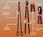 Eslinga dieléctrica de posicionamiento regulable en Y - Image 2